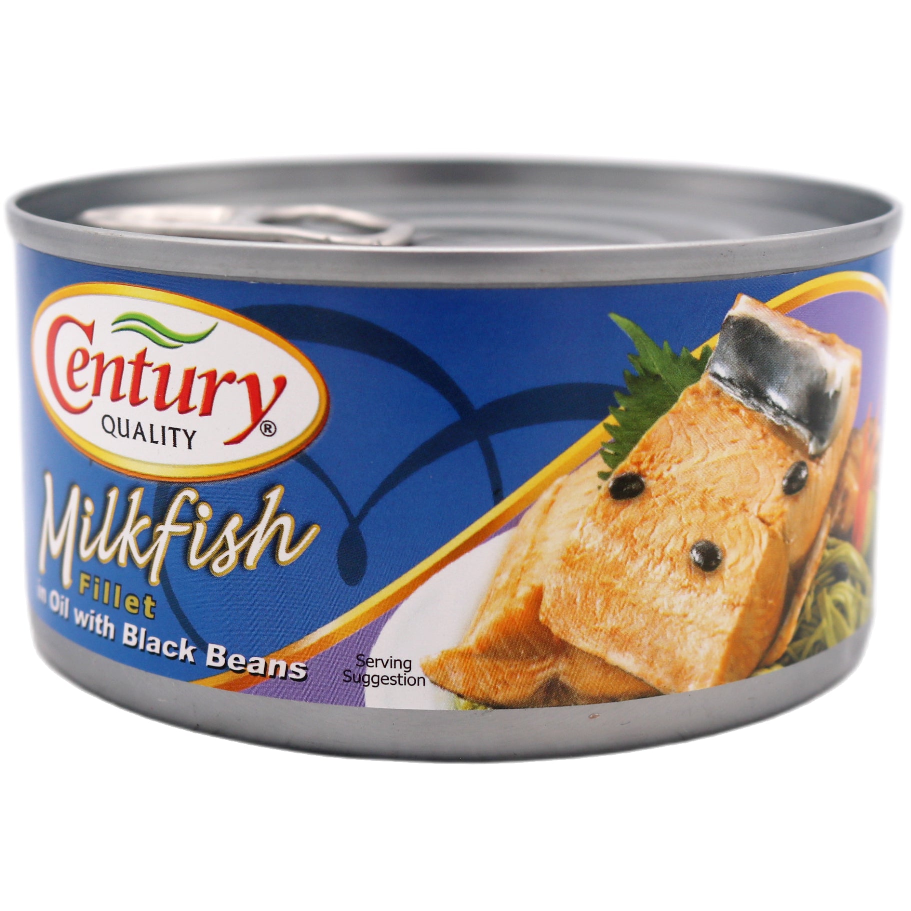 Century Milkfish Fillets in Oil with Black Beans 184g - Tuk Tuk Mart