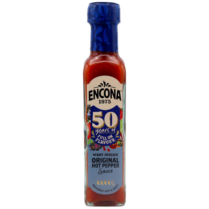Encona West Indian Original Hot Pepper Sauce 142ml - Tuk Tuk Mart
