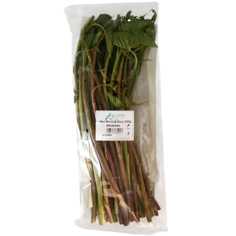 Fresh Thai Red Morning Glory 200g - Tuk Tuk Mart