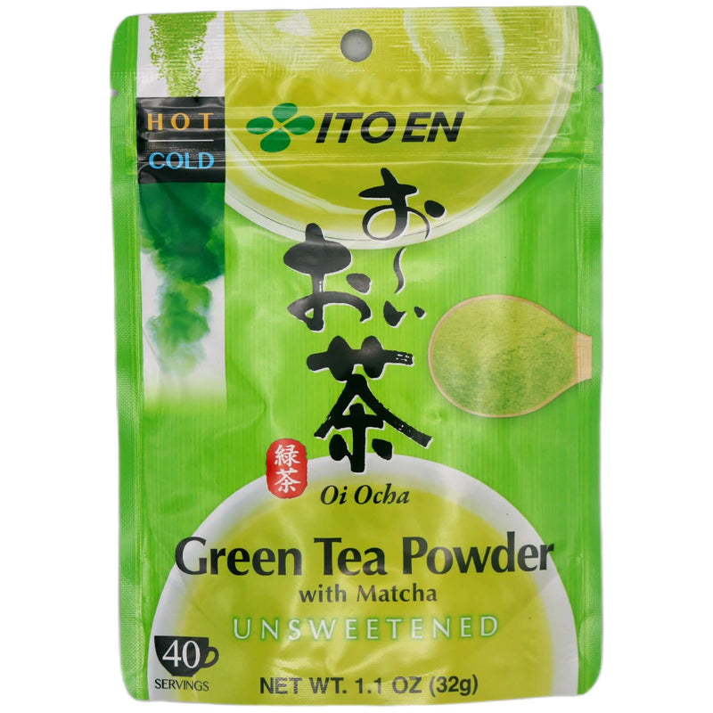 Itoen Green Tea Powder with Matcha Unsweetened (40 servings) 32g - Tuk Tuk Mart