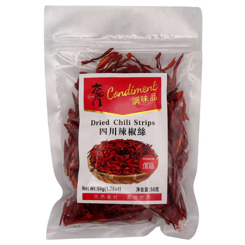 TYM Dried Chili Strips 50g - Tuk Tuk Mart