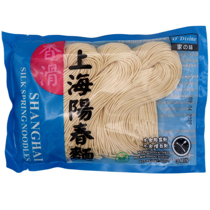 O'Divine Shanghai Silk Spring Noodles 400g - Tuk Tuk Mart