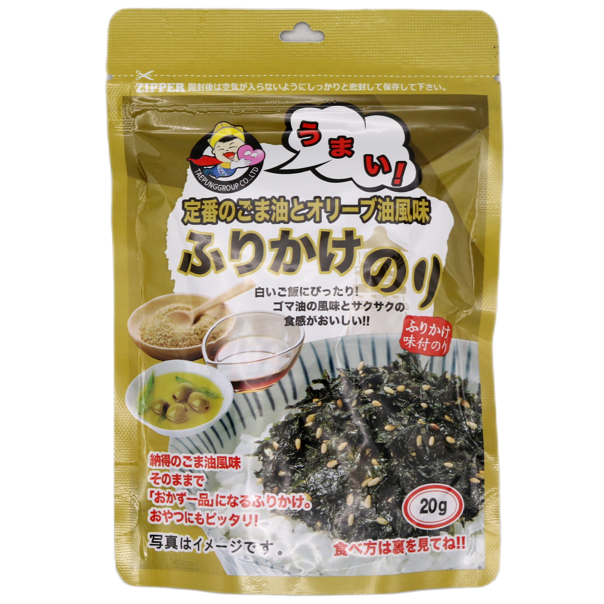 Taepoong Laver Flakes Original Flavour 20g - Tuk Tuk Mart