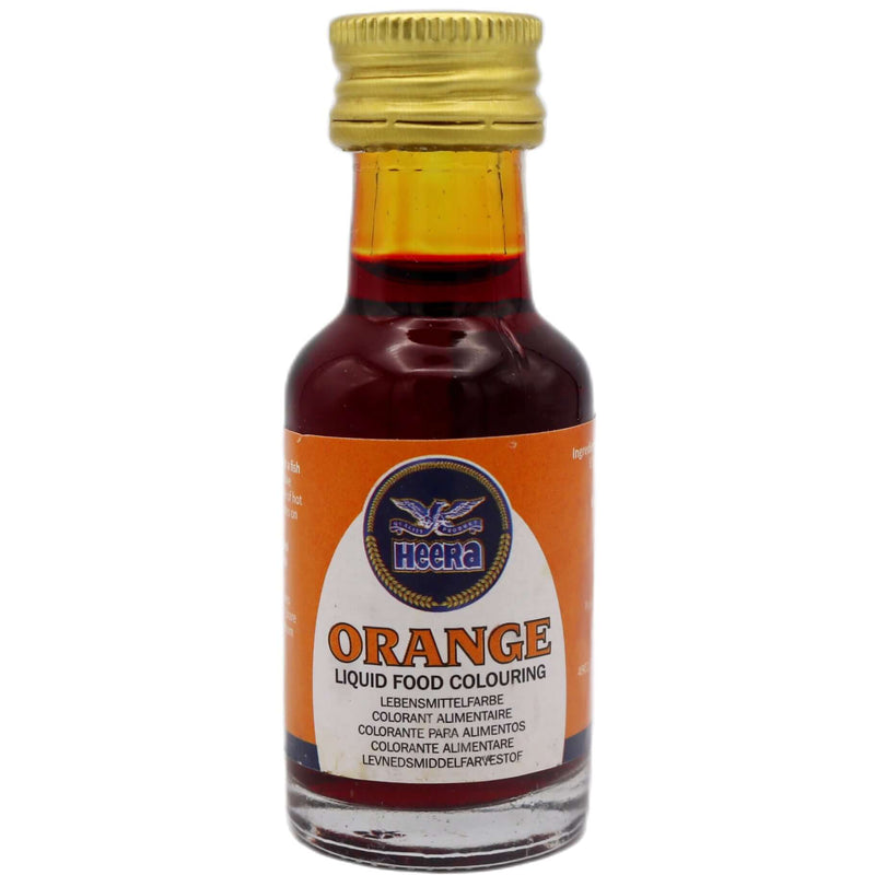 Heera Orange Liquid Food Colouring 28ml - Tuk Tuk Mart