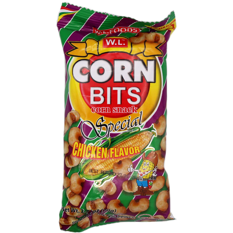 WL Cornbits Snacks Chicken Flavour 70g - Tuk Tuk Mart