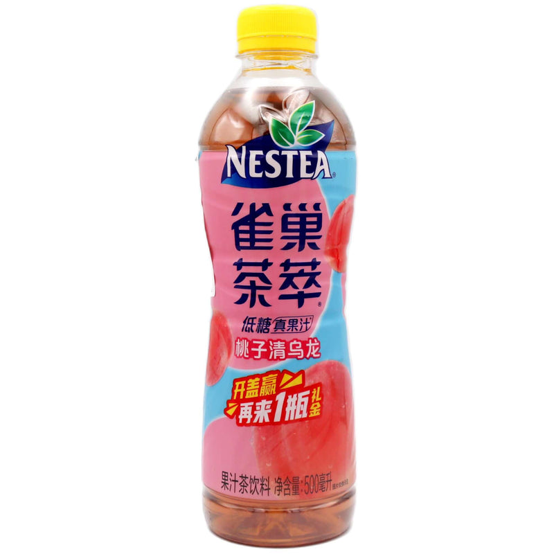 Nestea Fruit Juice Peach and Oolong Tea 雀巢茶萃桃子清烏龍果汁茶 500ml - Tuk Tuk Mart