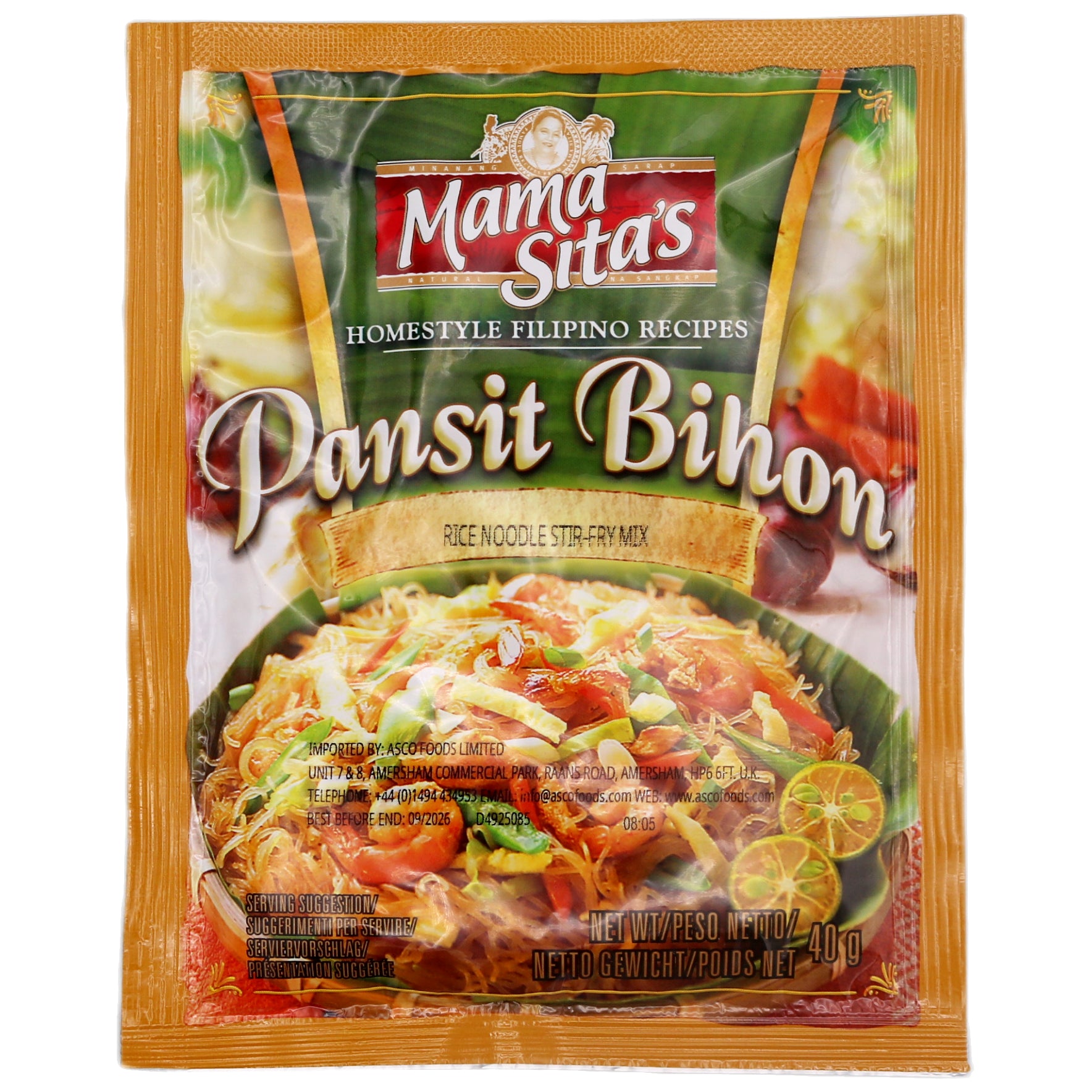 Mama Sita's Pansit Bihon Rice Noodle Stir-Fry Mix 40g - Tuk Tuk Mart