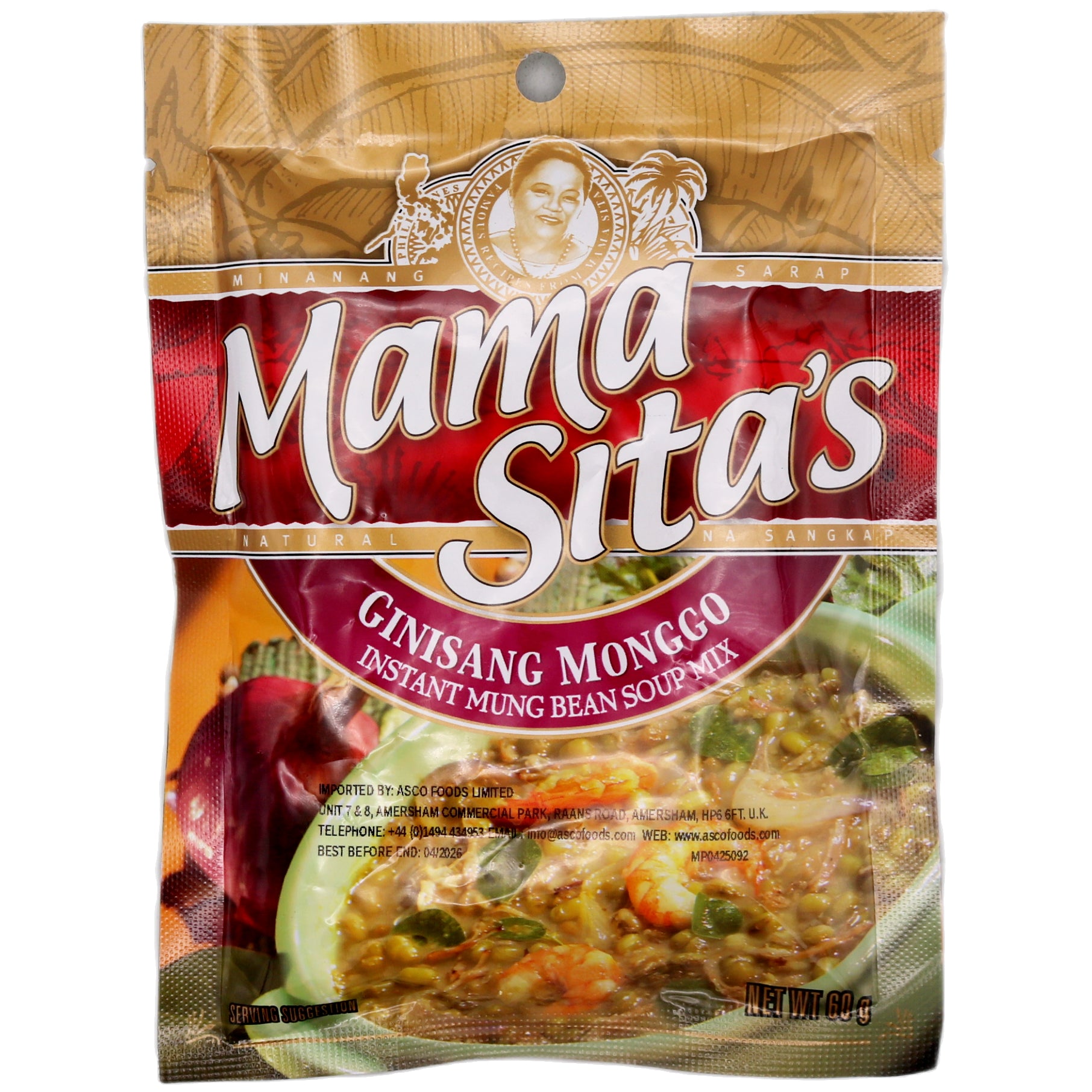 Mama Sita's Ginisang Monggo Instant Mung Bean Soup Mix 60g - Tuk Tuk Mart