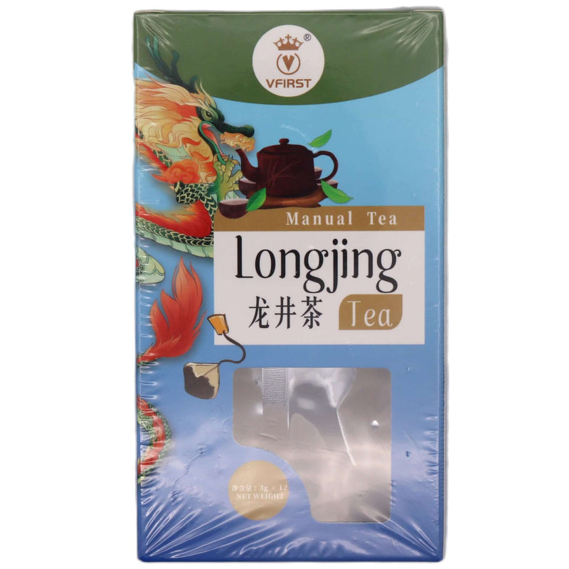 VFirst Manual Tea Longjing 龍井茶 (3g*12pcs) 36g - Tuk Tuk Mart