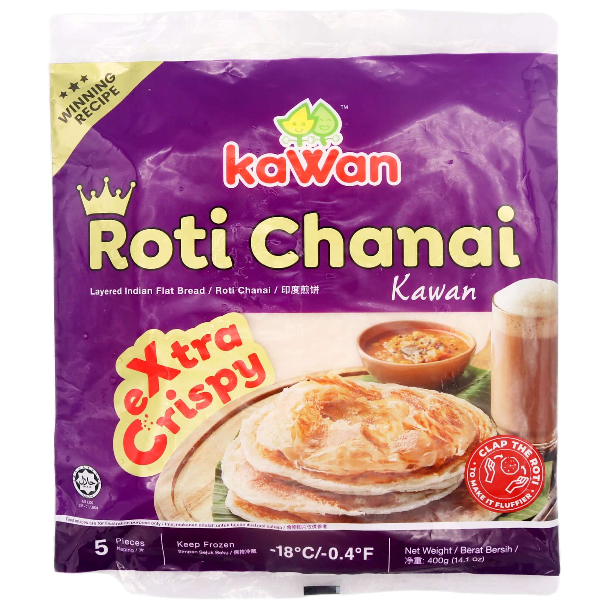Chanai Roti kawan roti chanai original 80g 5pcs 400g frozen no reviews sold out £ 2 ...