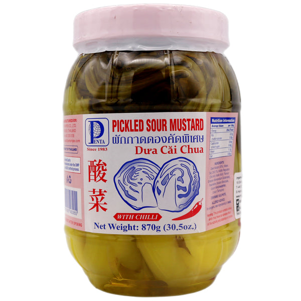 Penta Pickled Sour Mustard With Chilli (Dua Cai Chua) 870g - Tuk Tuk Mart