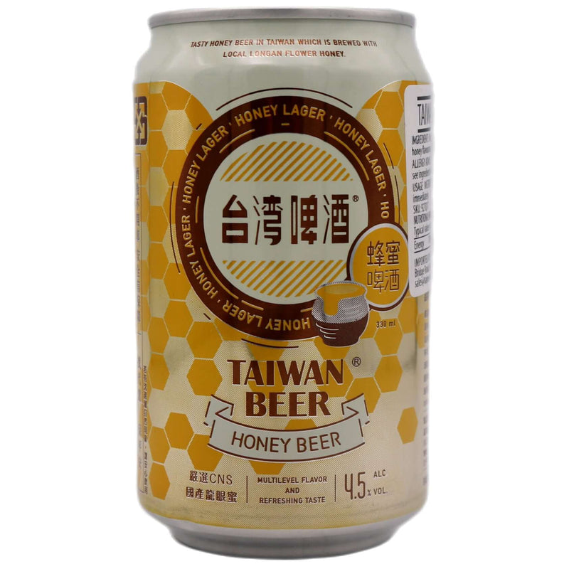 Taiwan Beer Honey Beer (Alc. 4.5% Vol.) 330ml - Tuk Tuk Mart