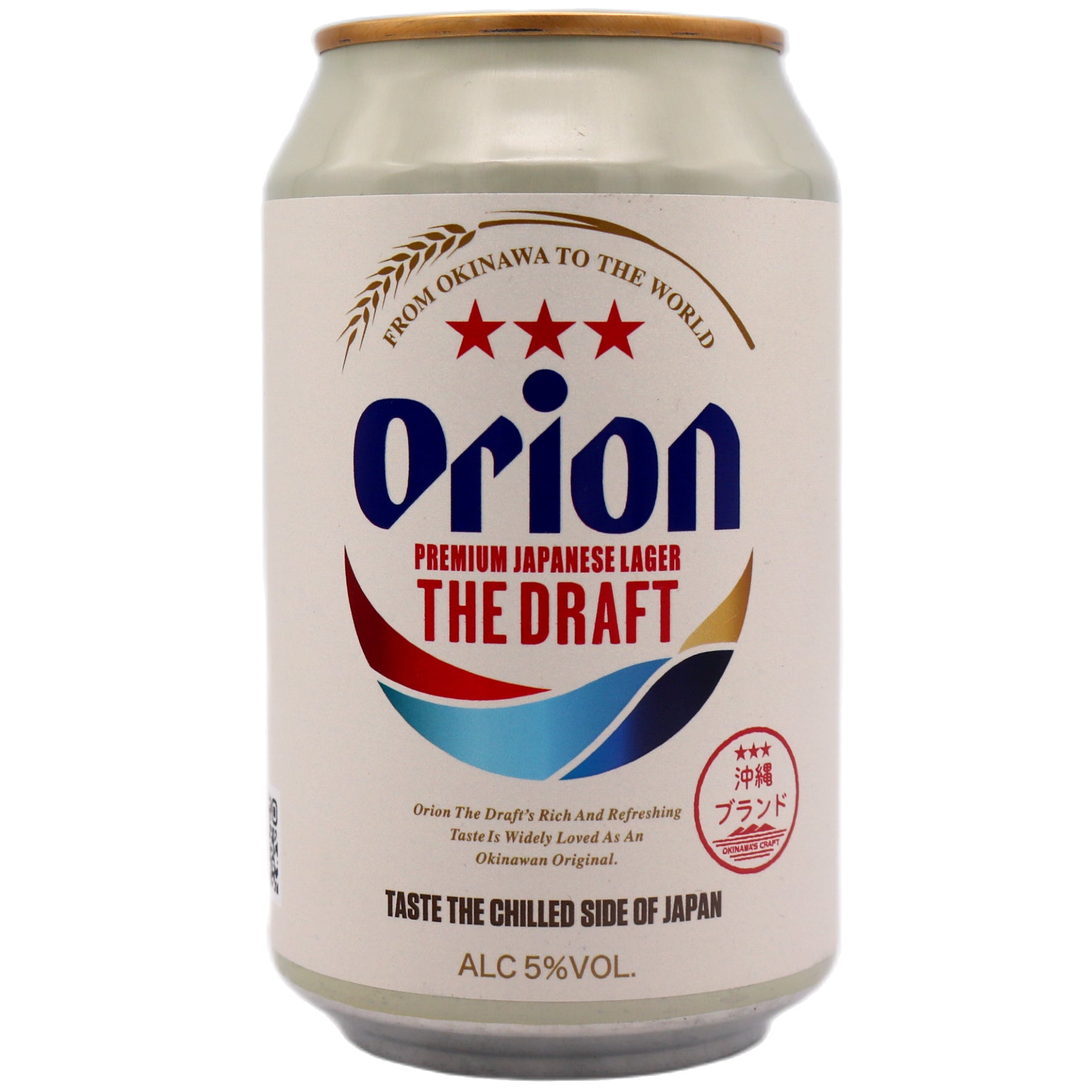 Orion Premium Japanese Lager The Draft (Alc. 5% Vol.) 330ml - Tuk Tuk Mart