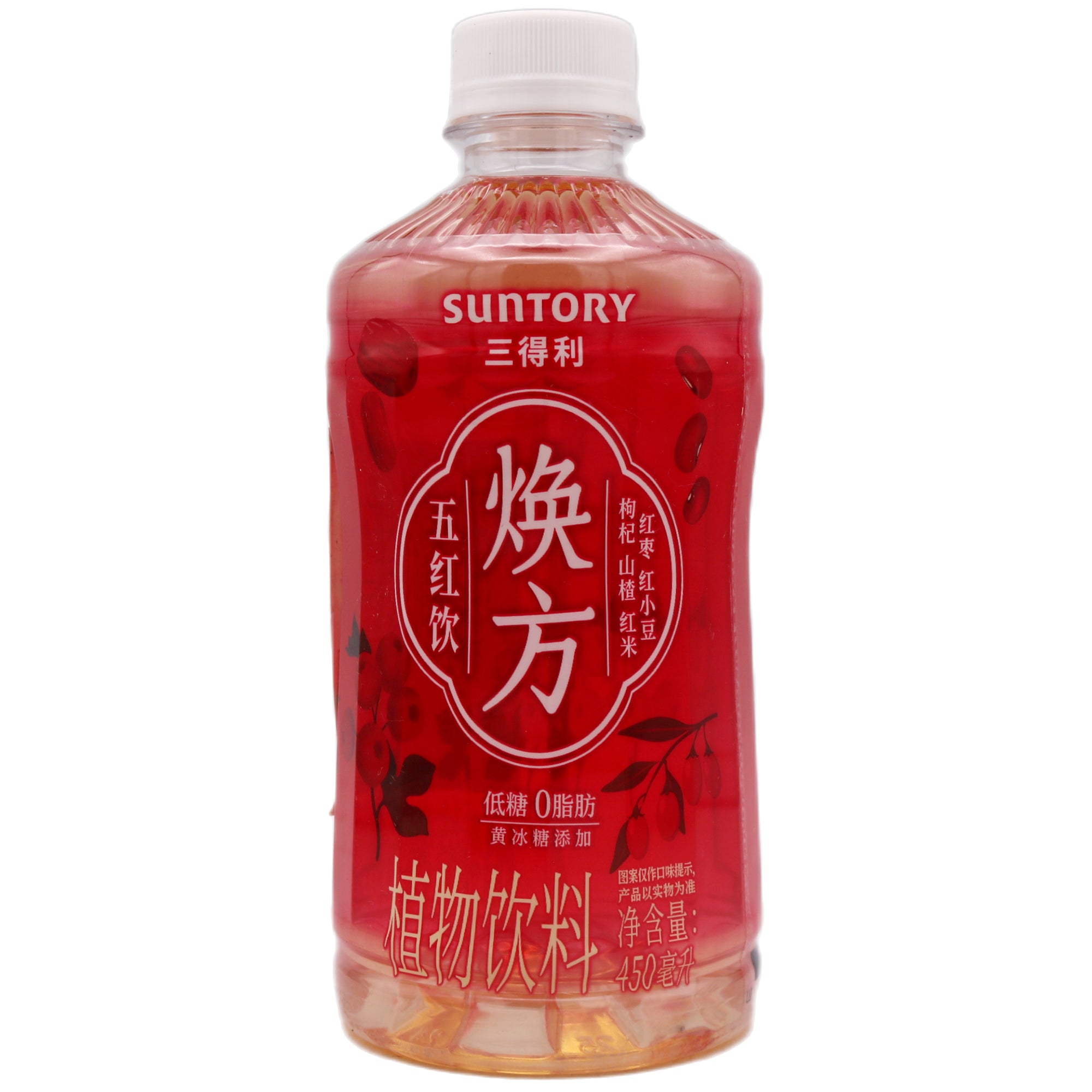 Suntory Five-Red Herbal Drink 三得利 煥方五紅飲植物飲料 450ml - Tuk Tuk Mart