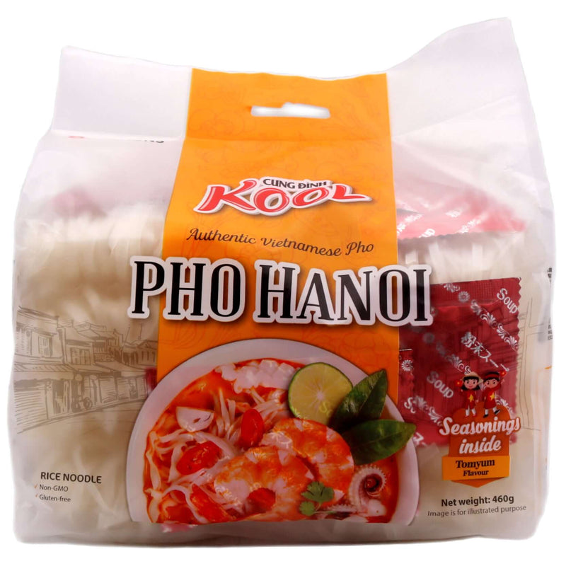 Cung Dinh Kool Brand Tomyum Pack & Rice Noodle (8 portions) 460g - Tuk Tuk Mart