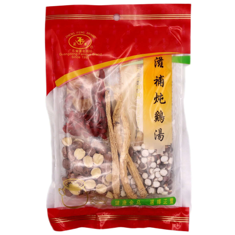 Zheng Feng Tibus Soup Mix For Chicken 正豐滋補炖雞湯 100g - Tuk Tuk Mart