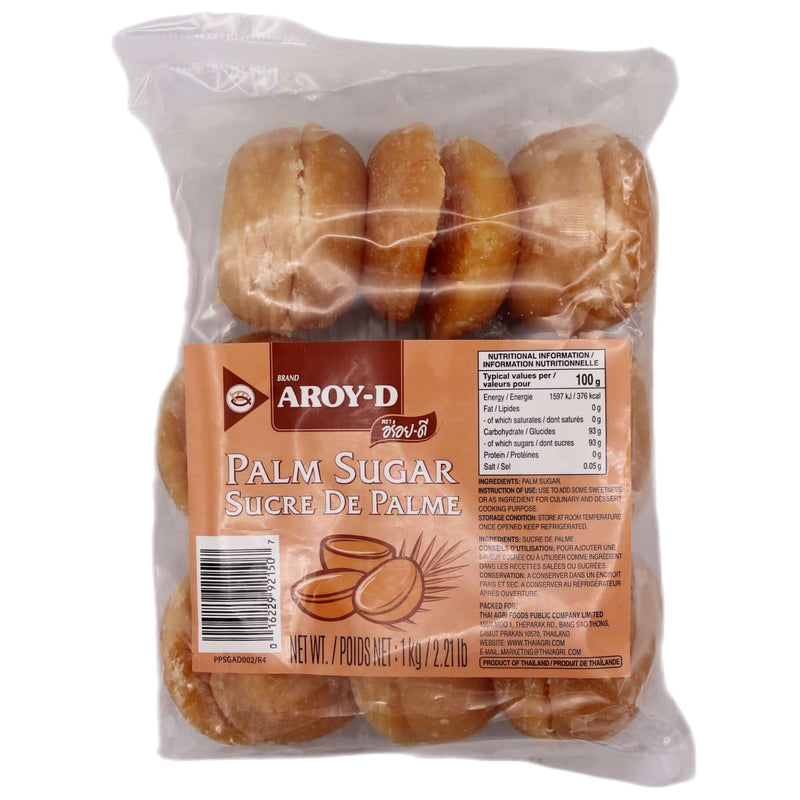 Aroy-D Palm Sugar 1kg - Tuk Tuk Mart
