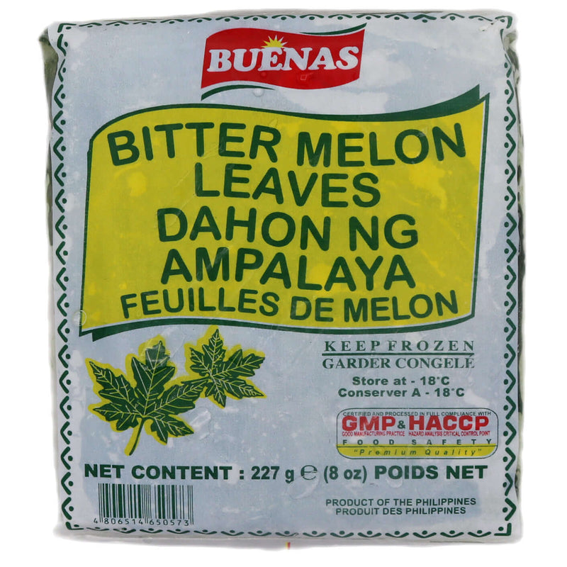 Buenas Bitter Melon Leaves 227g (Frozen) - Tuk Tuk Mart