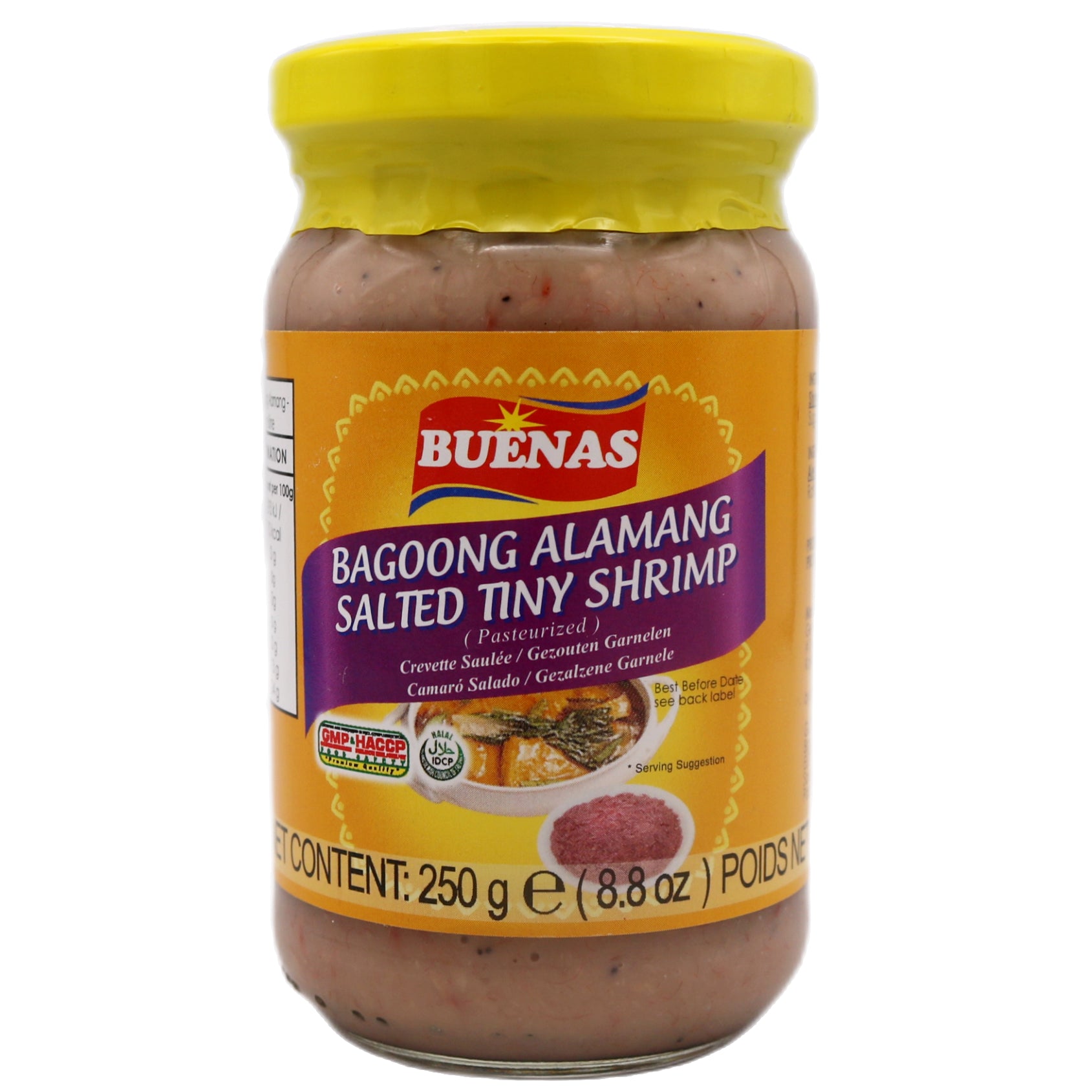 Buenas Bagoong Alamang Salted Tiny Shrimp 250g - Tuk Tuk Mart
