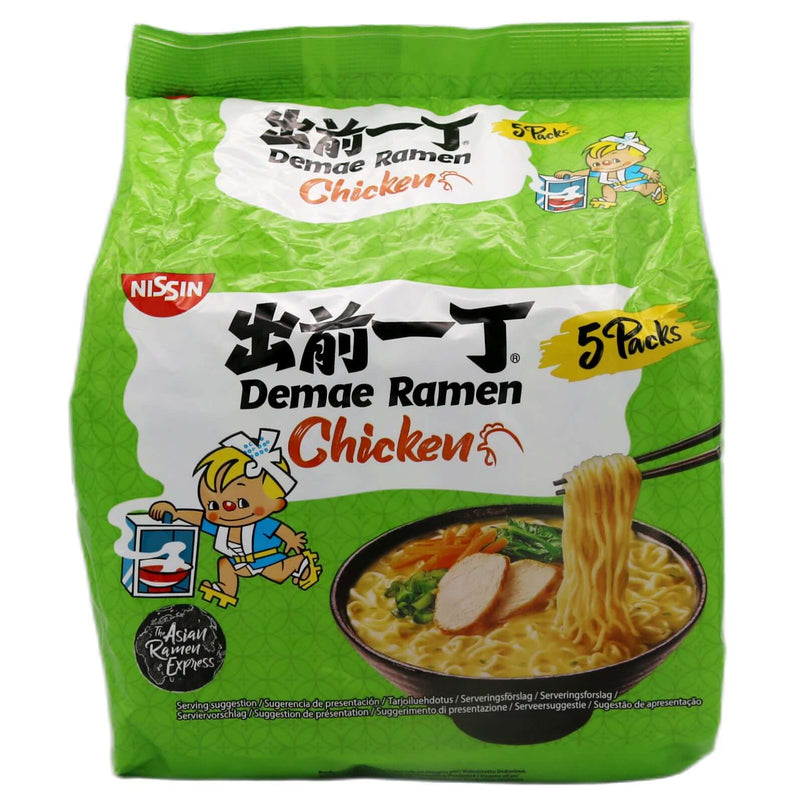 EU Nissin Demae Ramen Chicken Flavour (100g*5pcs) 500g - Tuk Tuk Mart