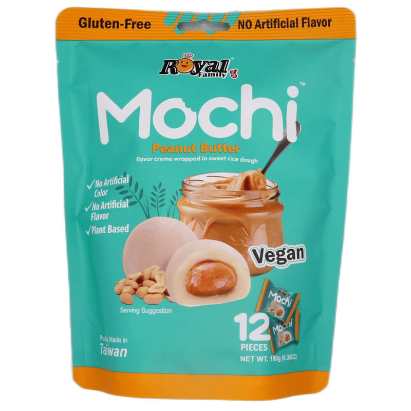 Royal Family Peanut Butter Mochi (12pcs) 180g - Tuk Tuk Mart