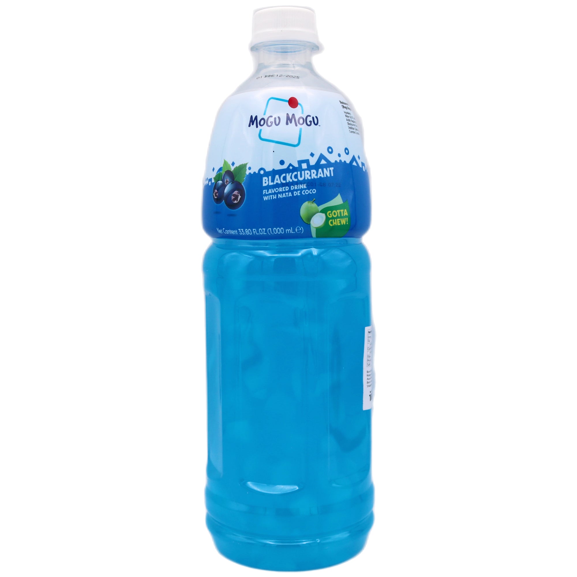 Mogu Mogu Blackcurrant Flavoured Drink with Nata De Coco 1L - Tuk Tuk Mart
