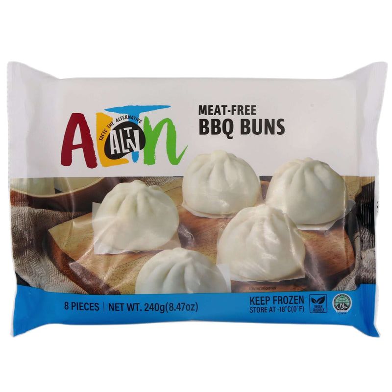 ALTN Meat-Free BBQ Buns (8pcs) 240g (Frozen) - Tuk Tuk Mart