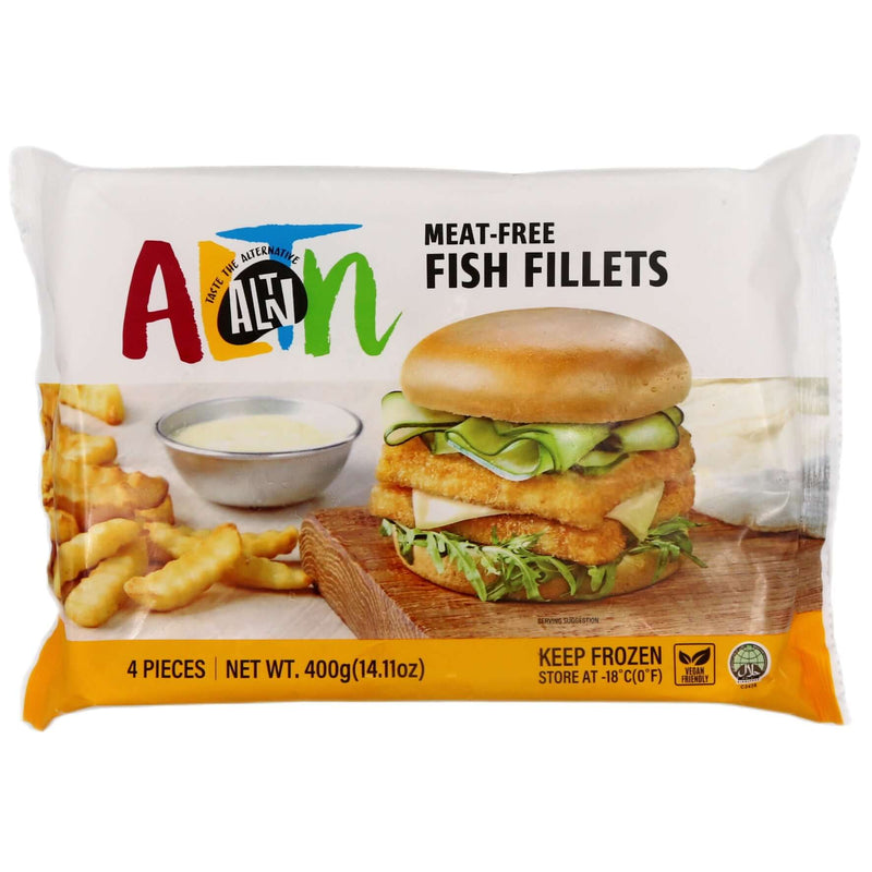 ALTN Meat-Free Fish Fillets (4pcs) 400g (Frozen) - Tuk Tuk Mart