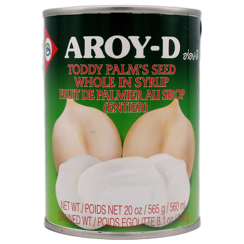 Aroy-D Toddy Palm's Seed Whole in Syrup 565g - Tuk Tuk Mart