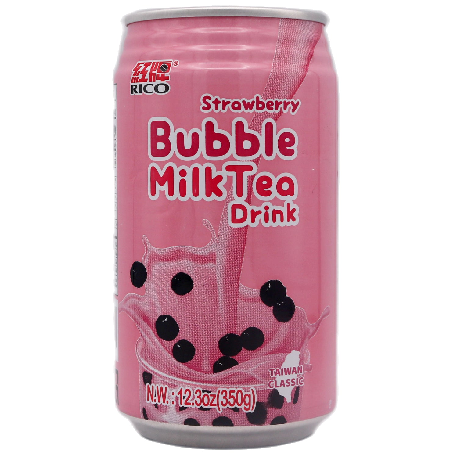 Rico Bubble Milk tea Drink Strawberry Flavour 350g - Tuk Tuk Mart