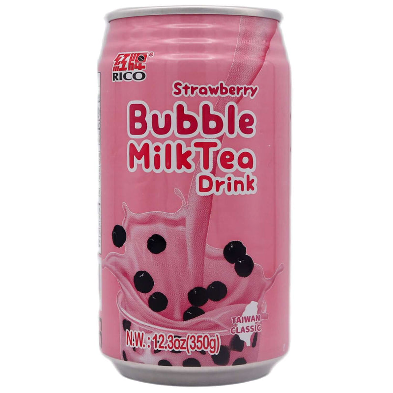 Rico Bubble Milk tea Drink Strawberry Flavour 350g - Tuk Tuk Mart