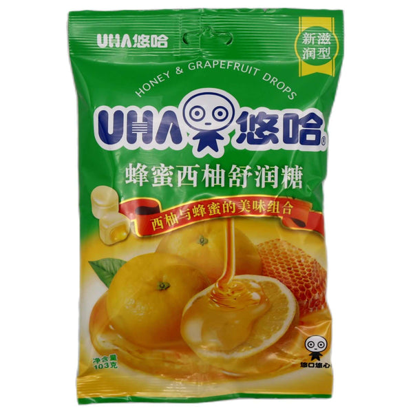 UHA Candy Honey Grapefruit Flavour 103g - Tuk Tuk Mart