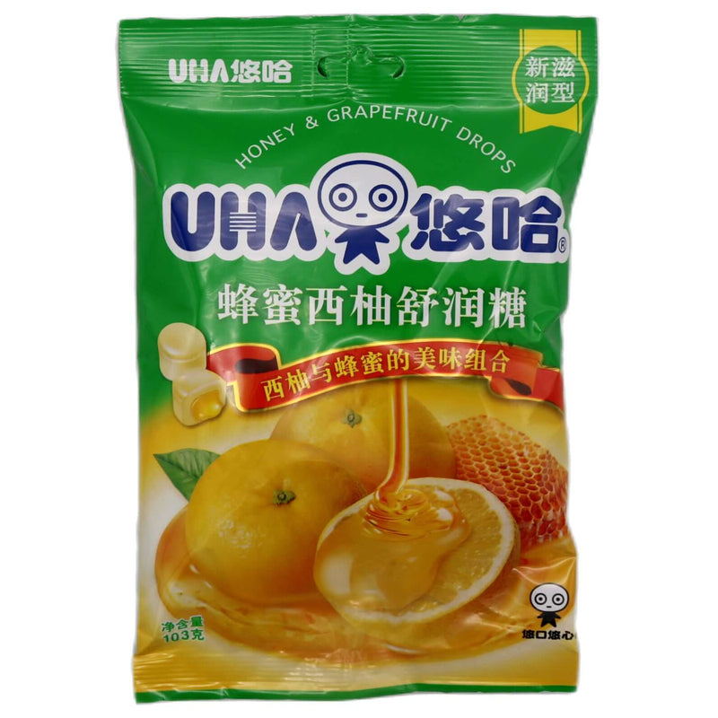 UHA Candy Honey Grapefruit Flavour 103g - Tuk Tuk Mart
