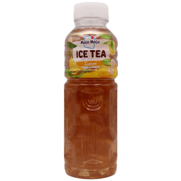Mogu Mogu Lemon Flavoured Tea Drink with Nata de Coco 450ml - Tuk Tuk Mart