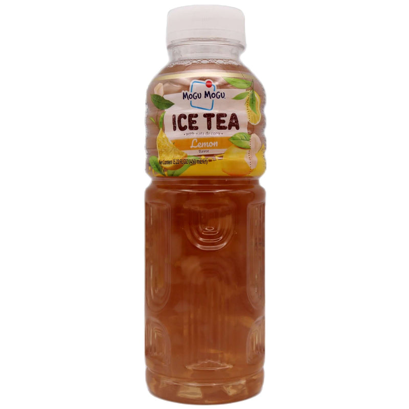 Mogu Mogu Lemon Flavoured Tea Drink with Nata de Coco 450ml - Tuk Tuk Mart