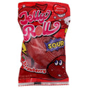 Weeny Beeny D Sour Jelly Rolls (Strawberry) 40g - Tuk Tuk Mart