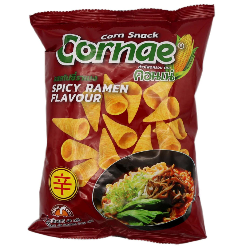 Cornae American Style Corn Snack Spicy Ramen Flavour 48g - Tuk Tuk Mart