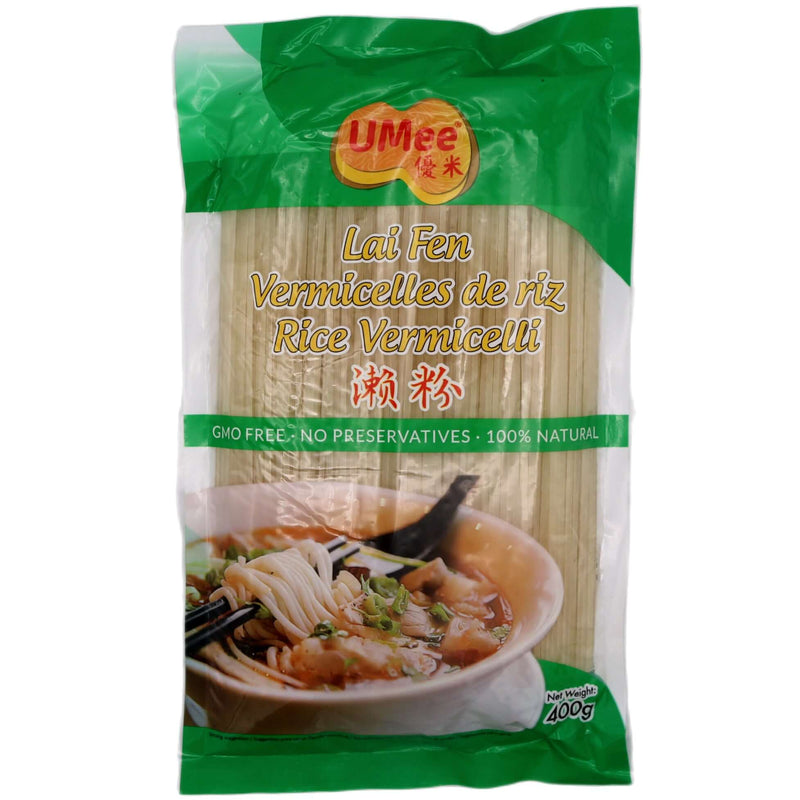 UMee Lai Fen Rice Vermicelli 優米 瀨粉 400g - Tuk Tuk Mart