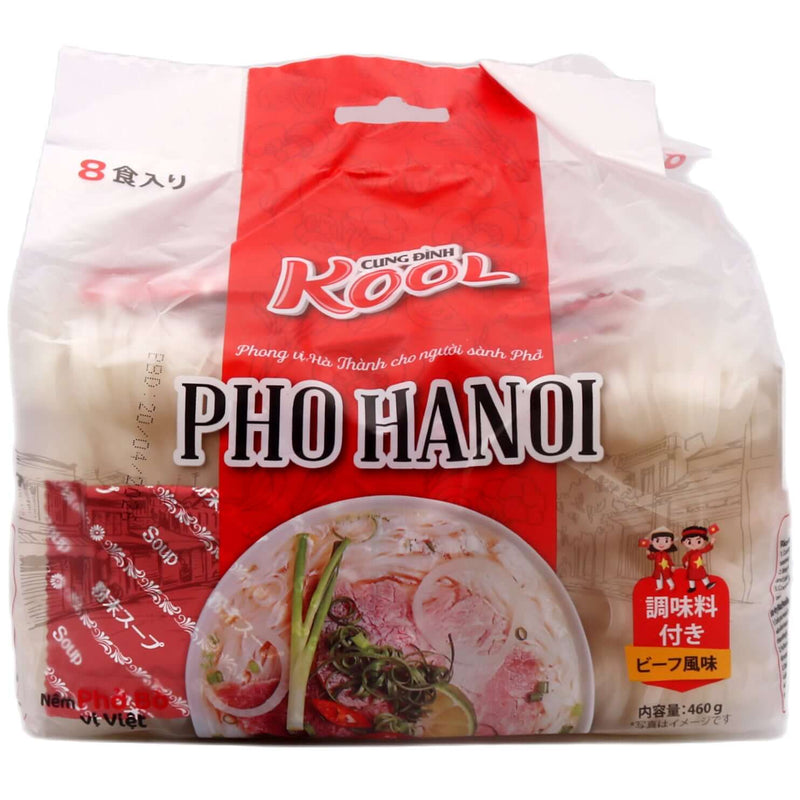 Cung Dinh Kool Brand Beef Pack & Rice Noodle (8 portions) 460g - Tuk Tuk Mart