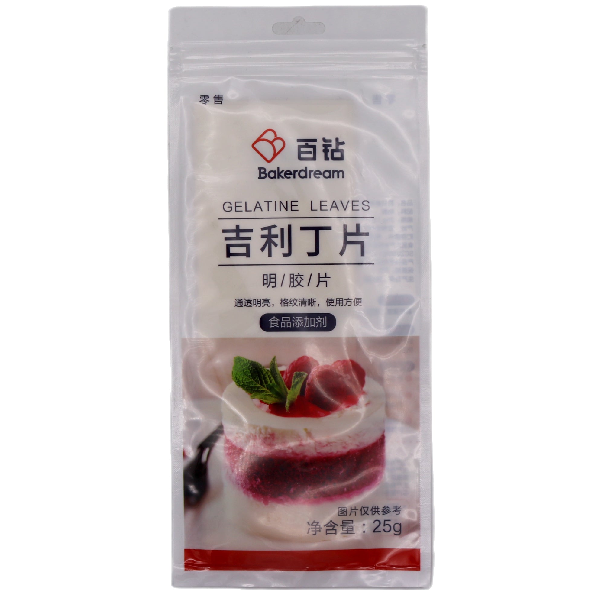 Bakerdream Gelatine Leaves 25g - Tuk Tuk Mart