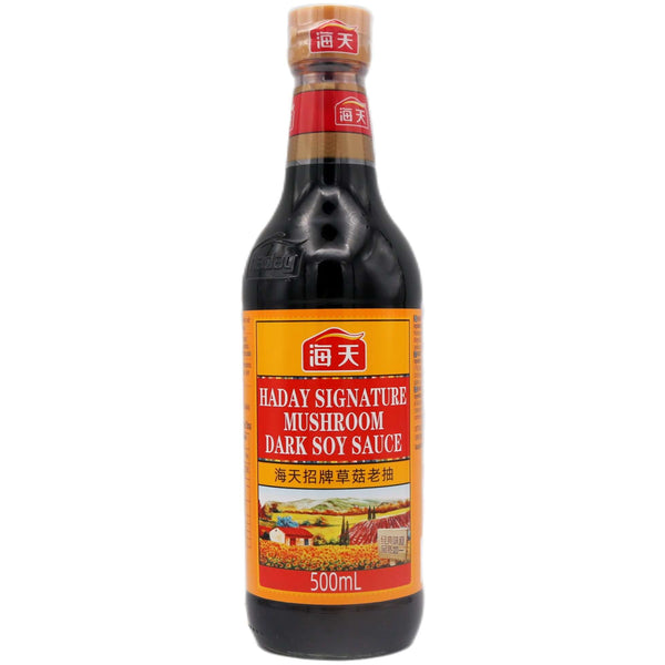 Haday Signature Mushroom Dark Soy Sauce 海天招牌草菇老抽 500g - Tuk Tuk Mart