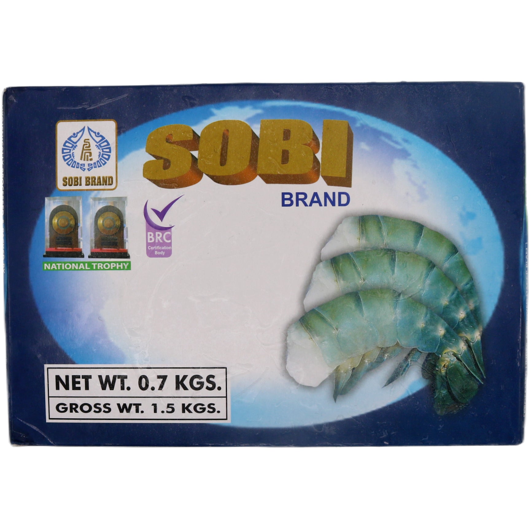 Sobi Brand Fresh Water HLSO - Black Frozen Shrimps 700g (Frozen)