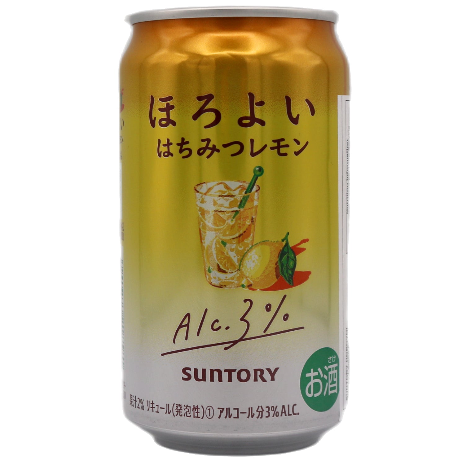 Suntory Horoyoi Honey Lemon Flavoured Cocktail (Alc. 3% Vol.) 350ml - Tuk Tuk Mart