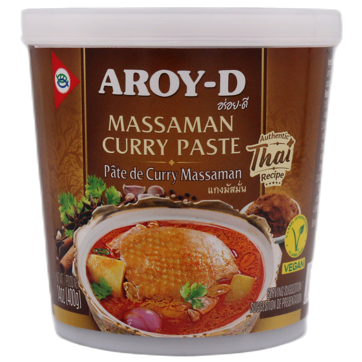 Aroy-D Massaman Curry Paste 400g - Tuk Tuk Mart