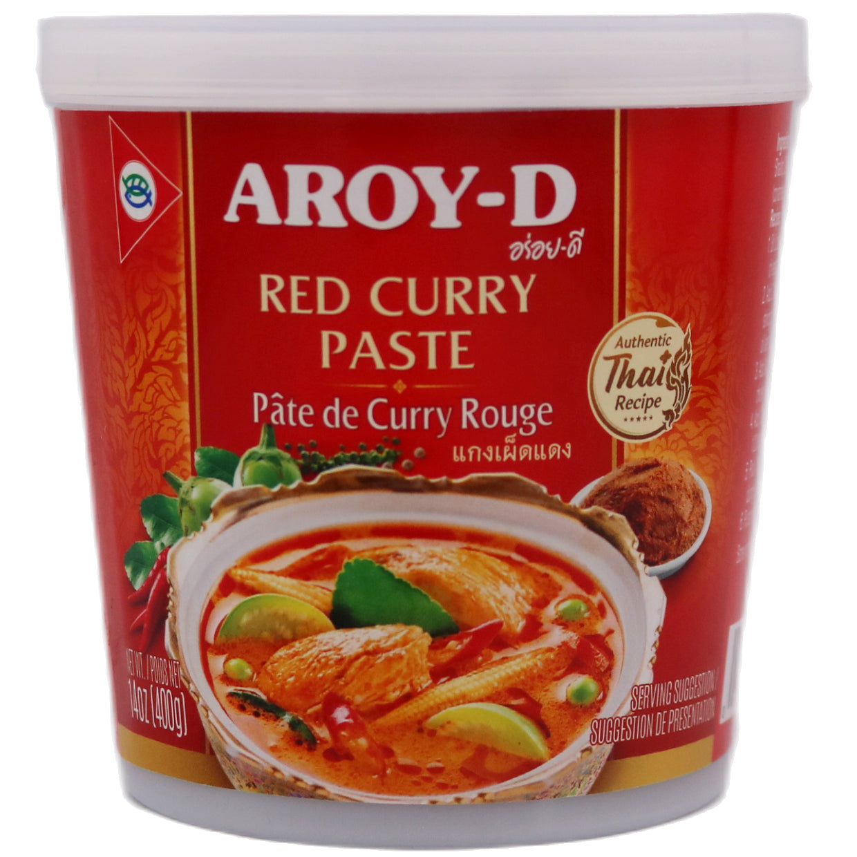 Aroy-D Red Curry Paste 400g - Tuk Tuk Mart