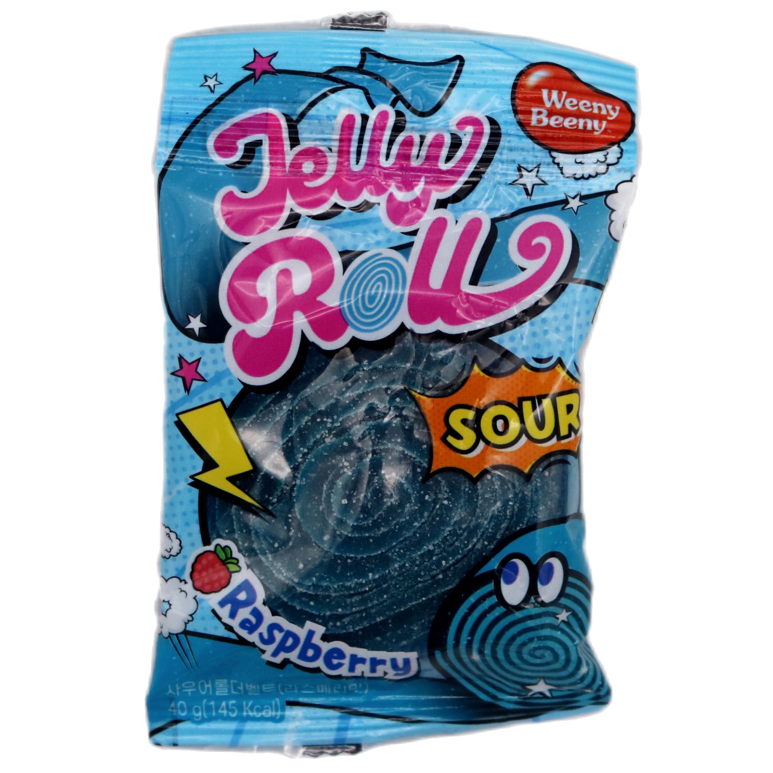 Weeny Beeny D Sour Jelly Rolls (Raspberry) 40g - Tuk Tuk Mart