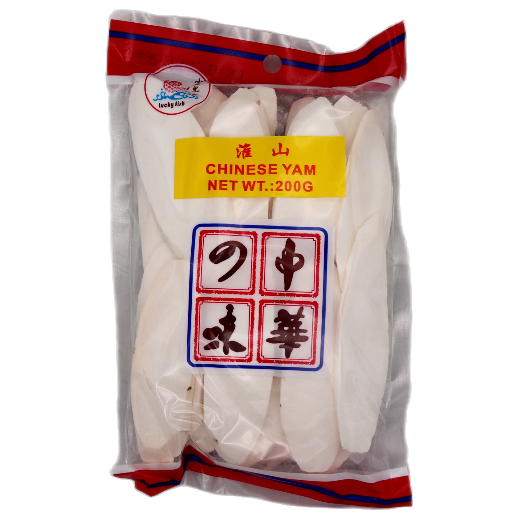 Lucky Fish Chinese Yam 淮山 200g - Tuk Tuk Mart