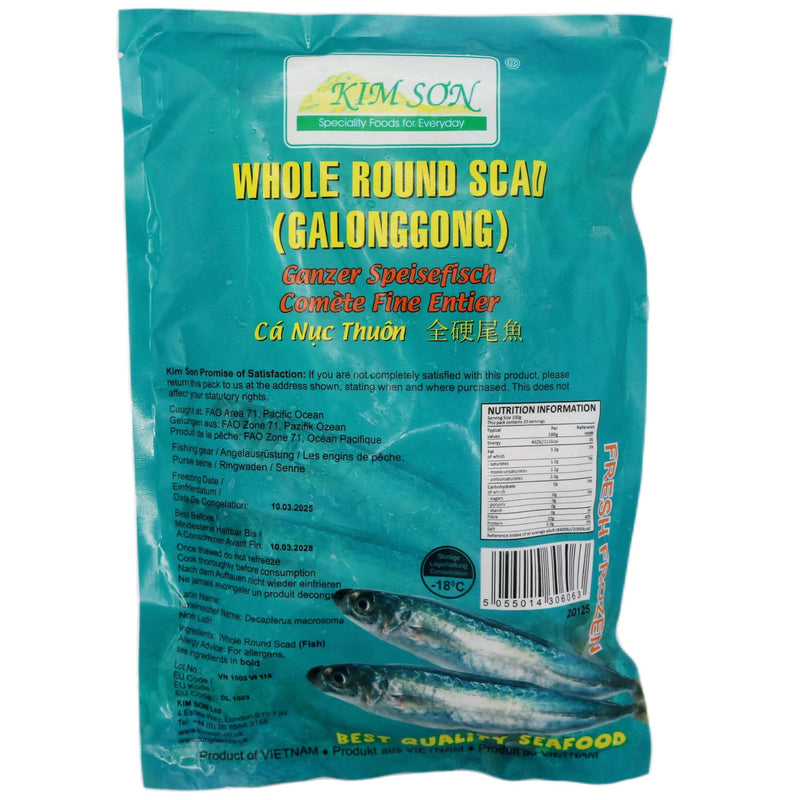 Kim Son Whole Round Scad 1kg (Frozen) - Tuk Tuk Mart