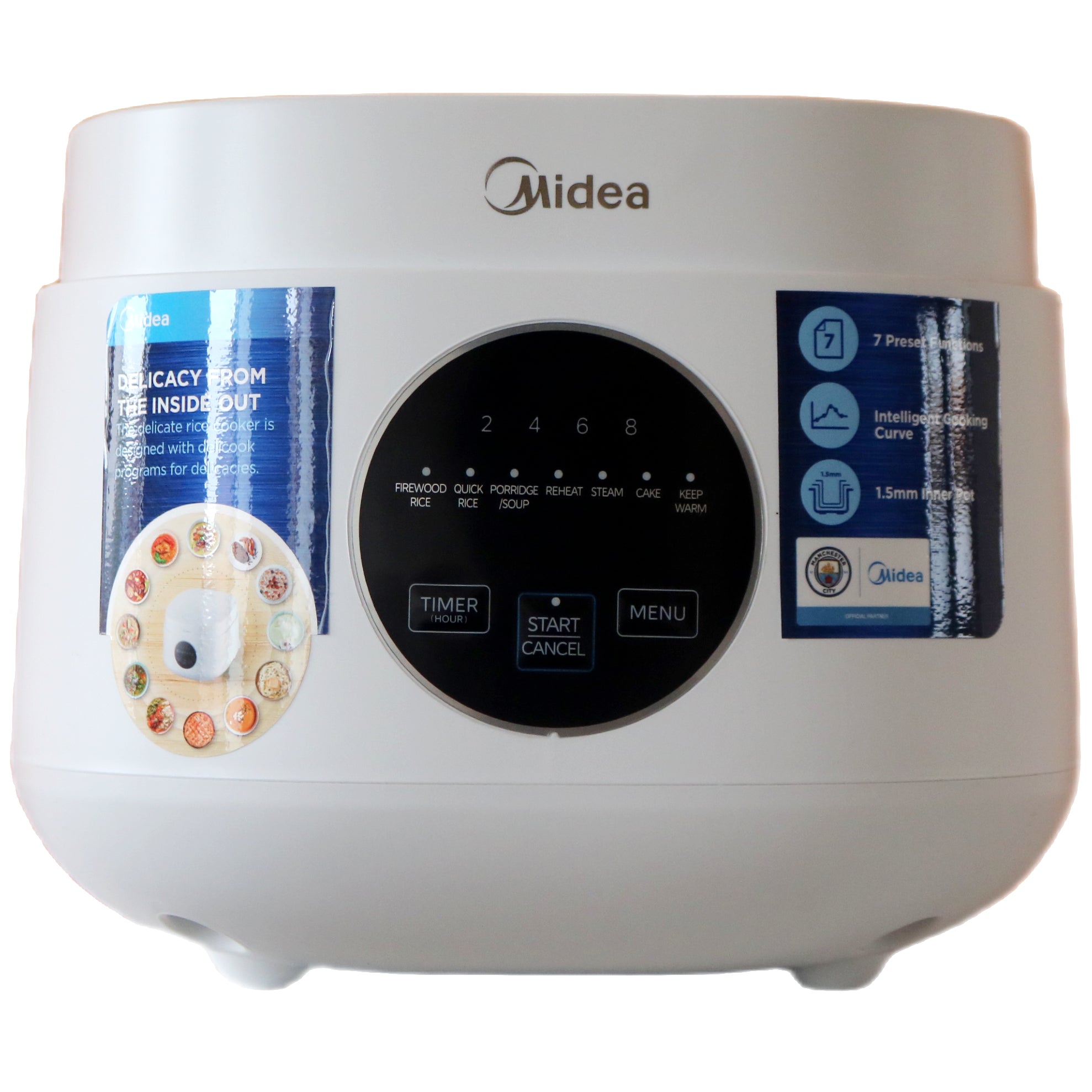 Midea 5 Cups Rice Cooker with Steamer AJ0876 - Tuk Tuk Mart