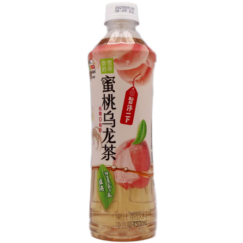 Nayuki Peach Flavour Oolong Tea 奈雪的茶 蜜桃烏龍茶 450ml - Tuk Tuk Mart